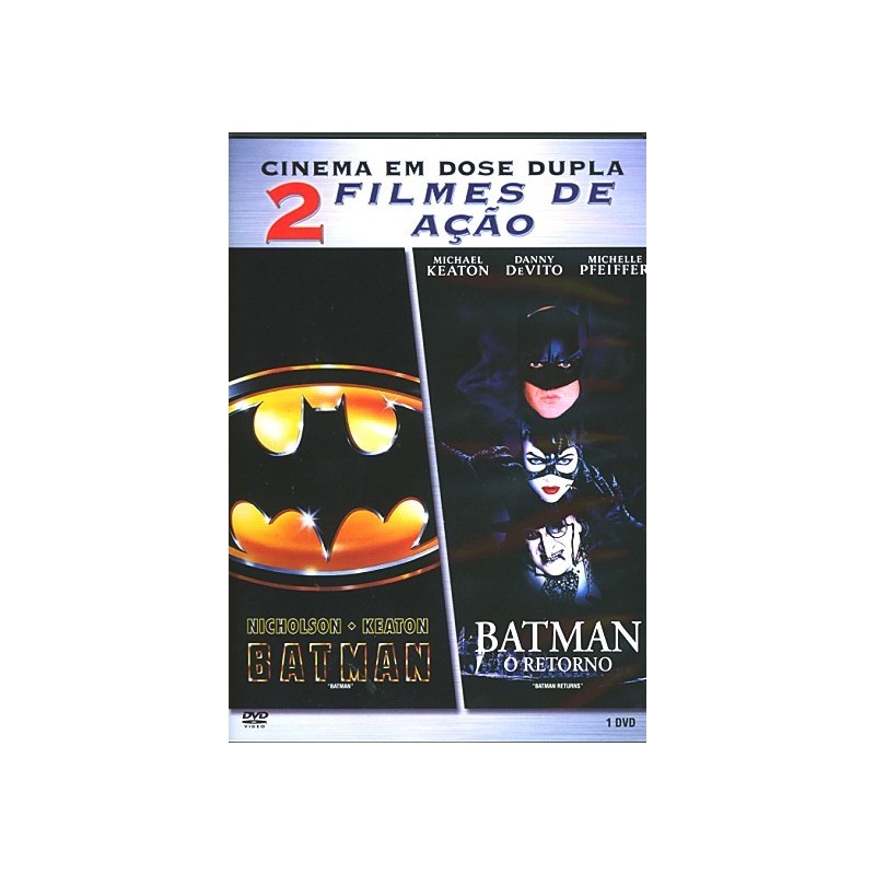 2 FILMES EM AÇÃO - Batman / Batman - O Retorno